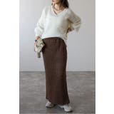 カシミアタッチディープVネックニット 88-004412 | BONJOUR SAGAN | 詳細画像4 