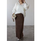 カシミアタッチディープVネックニット 88-004412 | BONJOUR SAGAN | 詳細画像5 