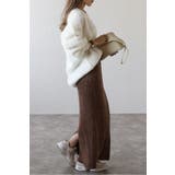 カシミアタッチディープVネックニット 88-004412 | BONJOUR SAGAN | 詳細画像6 