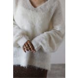 カシミアタッチディープVネックニット 88-004412 | BONJOUR SAGAN | 詳細画像9 