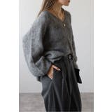 カシミアタッチディープVネックニット 88-004412 | BONJOUR SAGAN | 詳細画像13 