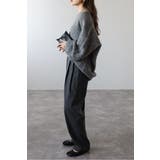 カシミアタッチディープVネックニット 88-004412 | BONJOUR SAGAN | 詳細画像16 