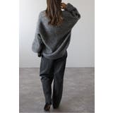 カシミアタッチディープVネックニット 88-004412 | BONJOUR SAGAN | 詳細画像17 