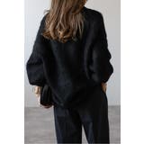 カシミアタッチディープVネックニット 88-004412 | BONJOUR SAGAN | 詳細画像19 