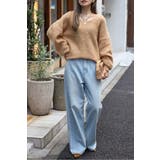 カシミアタッチディープVネックニット 88-004412 | BONJOUR SAGAN | 詳細画像27 