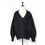 カシミアタッチディープVネックニット 88-004412 | BONJOUR SAGAN | 詳細画像35 