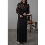 バックリボンベロアキャミワンピース 88-004415 | BONJOUR SAGAN | 詳細画像12 