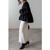 アンチピリング加工裏起毛フロントジップペプラムスウェット 88-004417 | BONJOUR SAGAN | 詳細画像25 