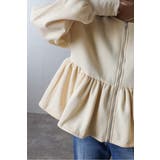 アンチピリング加工裏起毛フロントジップペプラムスウェット 88-004417 | BONJOUR SAGAN | 詳細画像52 