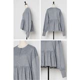 アンチピリング加工裏起毛フロントジップペプラムスウェット 88-004417 | BONJOUR SAGAN | 詳細画像55 