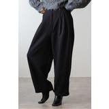 トリプルタックワイドバレルパンツ 88-004420 | BONJOUR SAGAN | 詳細画像4 