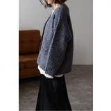 ツイードニットVネックカーディガン 88-004424 | BONJOUR SAGAN | 詳細画像10 