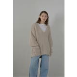 fluffy vneck knit | BONJOUR SAGAN | 詳細画像9 