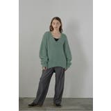 fluffy vneck knit | BONJOUR SAGAN | 詳細画像25 