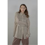 satin oversize shirt | BONJOUR SAGAN | 詳細画像6 