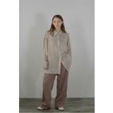 satin oversize shirt | BONJOUR SAGAN | 詳細画像7 