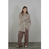 satin oversize shirt | BONJOUR SAGAN | 詳細画像8 