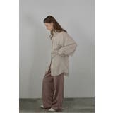 satin oversize shirt | BONJOUR SAGAN | 詳細画像9 