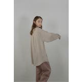 satin oversize shirt | BONJOUR SAGAN | 詳細画像12 