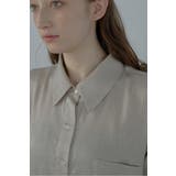 satin oversize shirt | BONJOUR SAGAN | 詳細画像15 