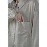 satin oversize shirt | BONJOUR SAGAN | 詳細画像16 