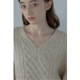 cropped vneck cable | BONJOUR SAGAN | 詳細画像33 