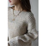 アルパカタッチボートネックローゲージニット 88-004442 | BONJOUR SAGAN | 詳細画像6