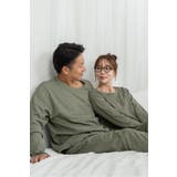 上質快眠ワッフルルームウェアセットアップ 88 004449 | BONJOUR SAGAN | 詳細画像1 