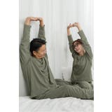 上質快眠ワッフルルームウェアセットアップ 88 004449 | BONJOUR SAGAN | 詳細画像3 