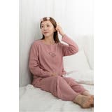 上質快眠ワッフルルームウェアセットアップ 88 004449 | BONJOUR SAGAN | 詳細画像31 