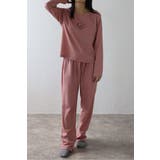 上質快眠ワッフルルームウェアセットアップ 88 004449 | BONJOUR SAGAN | 詳細画像32 