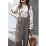 チェック柄ハイウエストサロペット 88-004451 | BONJOUR SAGAN | 詳細画像4 