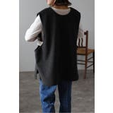 前後2WAYフェイクウール配色ベスト 88-004452 | BONJOUR SAGAN | 詳細画像37 