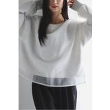 シアーレイヤードスウェット 88-004456 | BONJOUR SAGAN | 詳細画像7