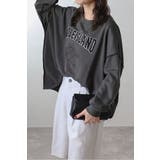 サガラ刺繍アウトステッチカレッジロゴスウェット 88-004457 | BONJOUR SAGAN | 詳細画像34 