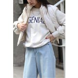 OATMEAL | GENIALフロッキーロゴスウェット 88-004462 | BONJOUR SAGAN