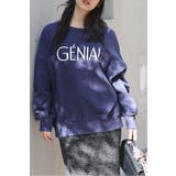 NAVY | GENIALフロッキーロゴスウェット 88-004462 | BONJOUR SAGAN