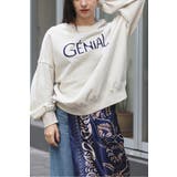 GENIALフロッキーロゴスウェット 88-004462 | BONJOUR SAGAN | 詳細画像8 