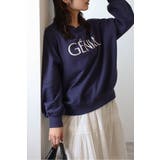 GENIALフロッキーロゴスウェット 88-004462 | BONJOUR SAGAN | 詳細画像29 