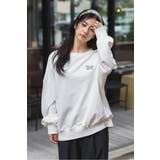 前後刺繍スウェット 88-004463 | BONJOUR SAGAN | 詳細画像1 