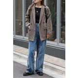 ガンクラブチェックオーバーサイズダブルジャケット 88-004491 | BONJOUR SAGAN | 詳細画像3 