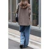 ガンクラブチェックオーバーサイズダブルジャケット 88-004491 | BONJOUR SAGAN | 詳細画像6 