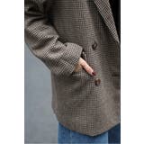 ガンクラブチェックオーバーサイズダブルジャケット 88-004491 | BONJOUR SAGAN | 詳細画像10 