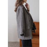 ガンクラブチェックオーバーサイズダブルジャケット 88-004491 | BONJOUR SAGAN | 詳細画像13 