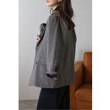 ガンクラブチェックオーバーサイズダブルジャケット 88-004491 | BONJOUR SAGAN | 詳細画像14 