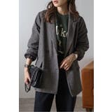 ガンクラブチェックオーバーサイズダブルジャケット 88-004491 | BONJOUR SAGAN | 詳細画像15 