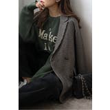 ガンクラブチェックオーバーサイズダブルジャケット 88-004491 | BONJOUR SAGAN | 詳細画像16 