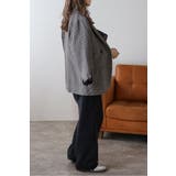 ガンクラブチェックオーバーサイズダブルジャケット 88-004491 | BONJOUR SAGAN | 詳細画像19 