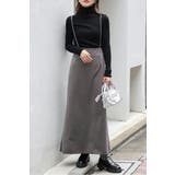 CHARCOAL-GRAY | サスペンダーベロアスカート 88-004504 | BONJOUR SAGAN