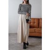 LIGHT-BEIGE | サスペンダーベロアスカート 88-004504 | BONJOUR SAGAN